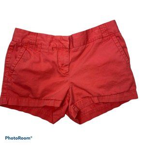 J. Crew Pink Chino Shorts, City Fit, Size 2